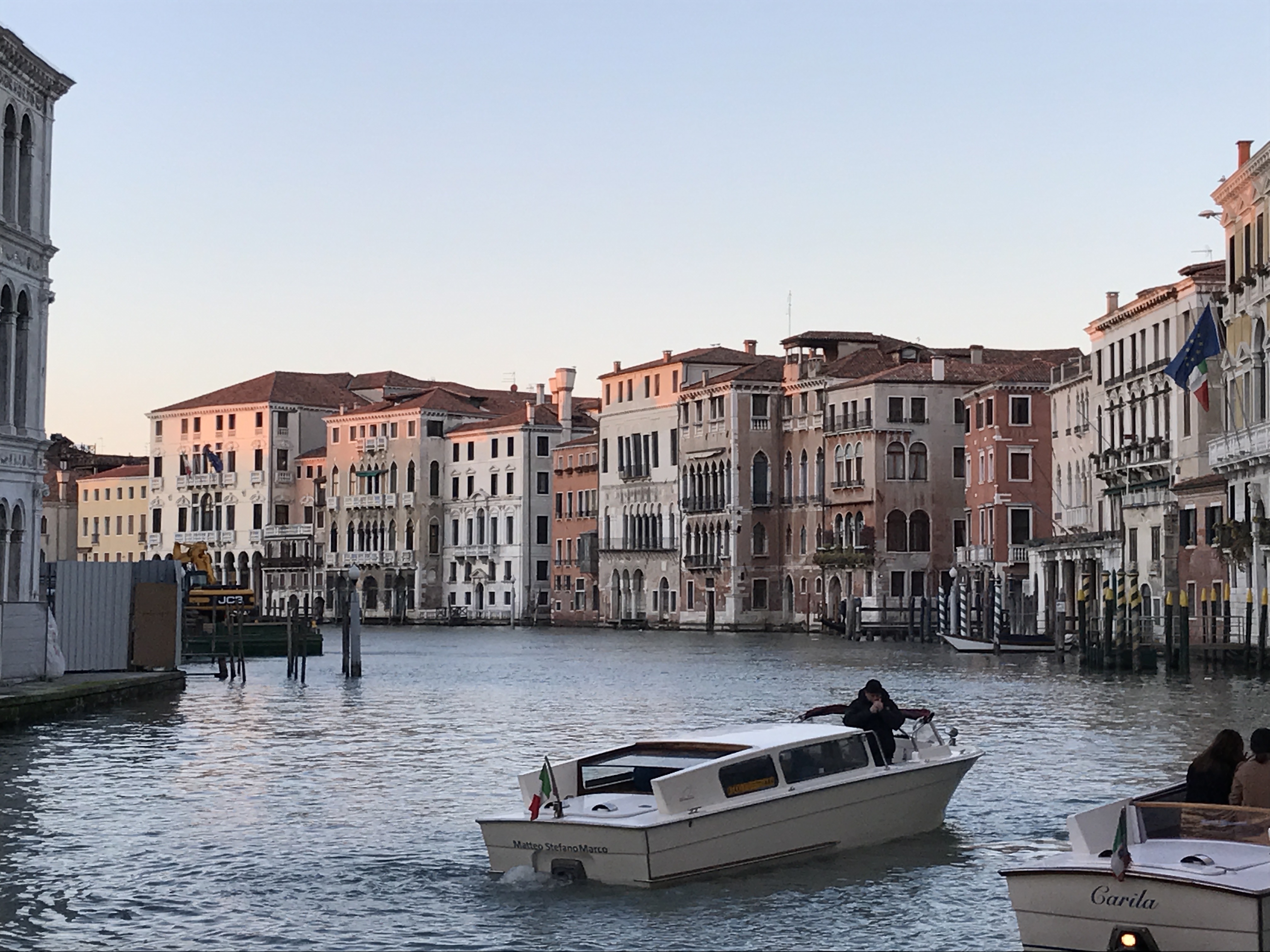 Coucher du soleil sur Venise