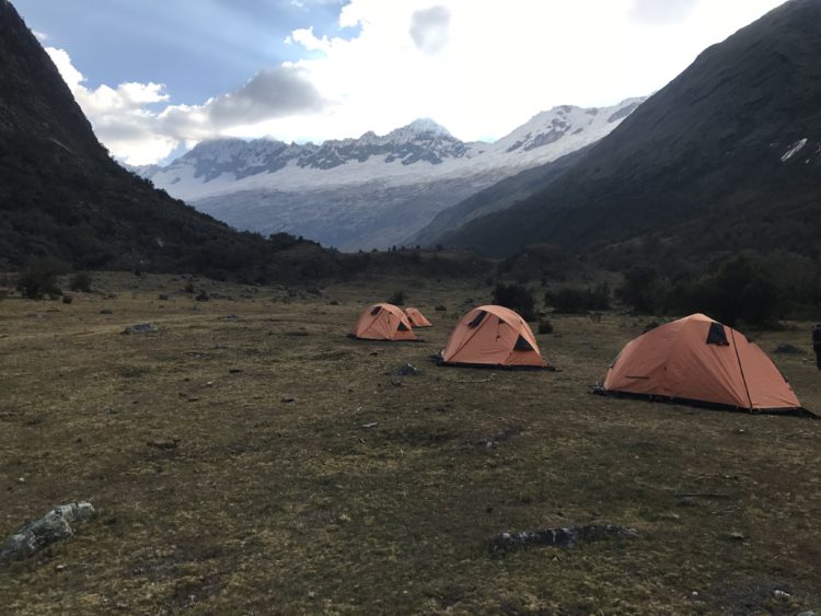 Illustrer le contenu sur le trek de santa cruz de 4 jours